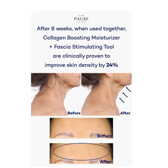 Pause well-aging Collagen Boosting Moisturizer, Collagen, Wrinkle, NEW -Mini 5ml - Picture 8 of 9